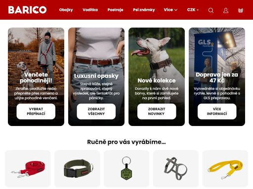 objevte naše designové obojky, vodítka, postroje a doplňky pro psy! nabízíme originální vzory, největší nabídku velikostí, rychlé dodání a úpravy na míru.
