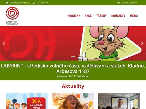 labyrint - středisko volného času, vzdělávání a služeb