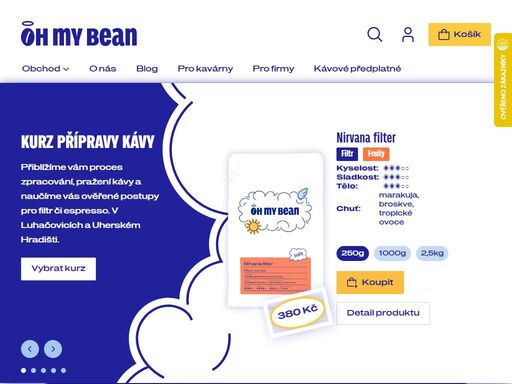 oh my bean – výběrová káva z české pražírny, která spojuje poctivost, hravost a skvělou chuť. objevte čerstvě praženou kávu, originální směsi i příběhy z kávového světa. in coffee we trust.