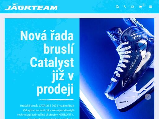 jágrteam - dodáváme vybavení pro lední hokej na všech výkonnostních úrovních. vše od firem warrior, reebok, ccm, bauer a řady dalších.