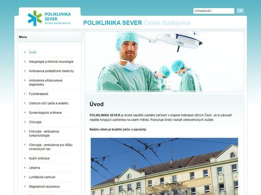 poliklinika sever (pk sever) české budějovice - úvodní stránka.