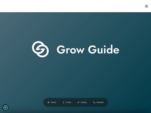 webové stránky společnosti grow guide, s.r.o.