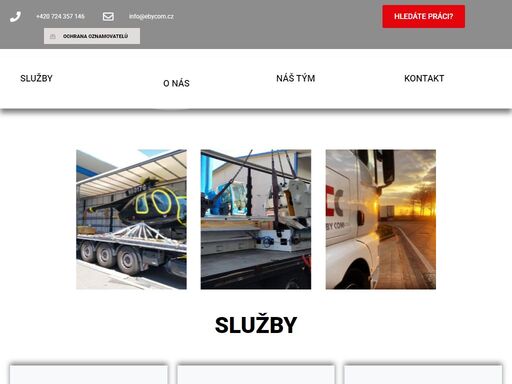 dopravní společnost provozující vnitro i mezinárodní kamionovou dopravu, spedici a exportní balení. disponujeme kamiony, solo a dodávkami s hydr čelem.