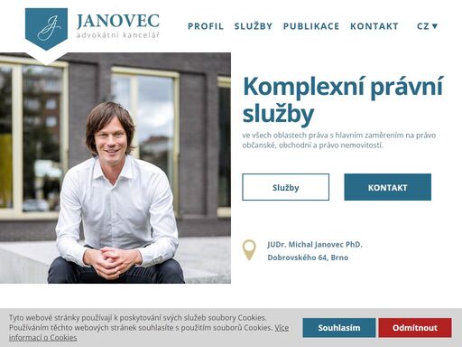 naše advokátní kancelář poskytuje služby ve všech odvětvích práva a to komplexně vždy na míru a ve prospěch klienta.