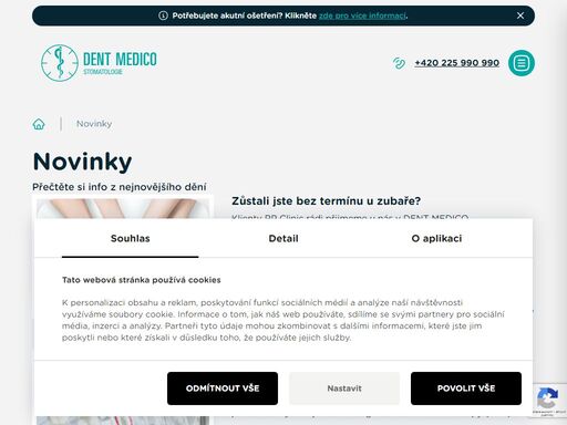 hledáte špičkovou stomatologickou péči v praze? dent medico nabízí bezbolestné ošetření, vlastní laboratoř a tým specialistů. objednejte se online!