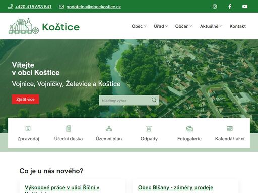 obec koštice