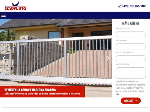 realizace na klíč: garážových vrat, vjezdových bran, všech typů, kvalitních pohonů, plastových oken a dveří, žaluzií a rolet, markýz, sítí proti hmyzu.