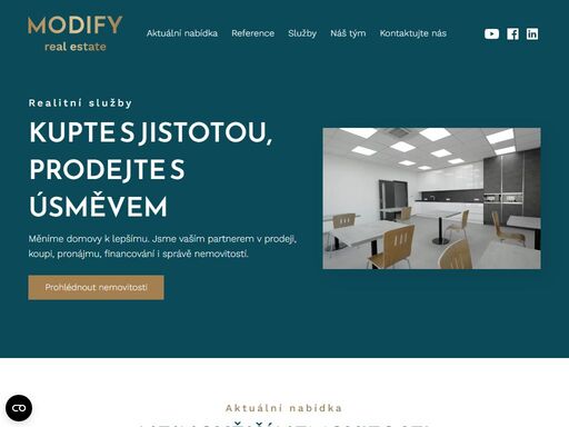 www.modifyrealestate.cz