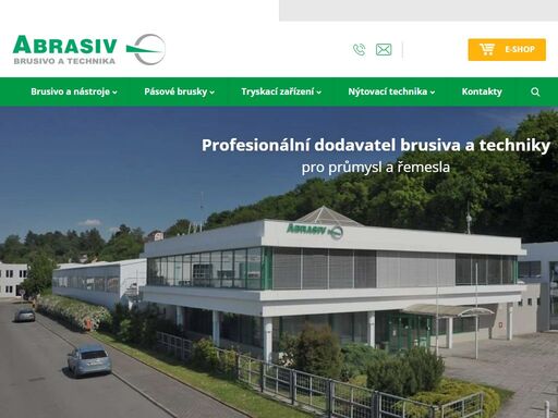 profesionální dodavatel brusiva a techniky pro průmysl a i řemesla. dodáváme řezné a brusné kotouče, strojní pásové brusky, kartáčovačky, leštičky a další abrazivní materiál a techniku.