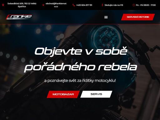 již 13 let pro vás servisujeme a opravujeme bmw, ducati, yamaha motorky. servis, tuning a bazar. prodej ojetých motorek a náhradních dílů.