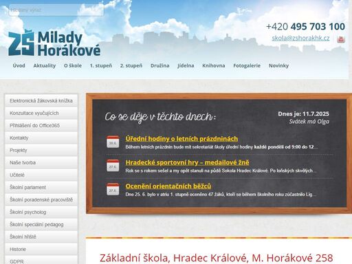 základní škola, hradec králové, m. horákové 258