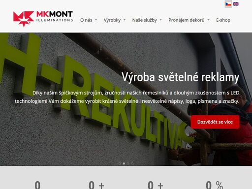 tradiční český výrobce světelné výzdoby od roku 1992. realizace vánoční výzdoby od návrhů, výroby, prodeje, montáže a servisu.