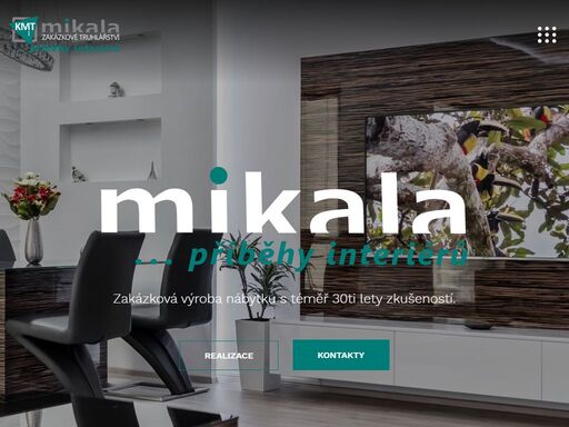 truhlářství kmt mikala - zakázková výroba nábytku, míškovice u zlína. interiéry, kuchyňské linky, ložnice, obývací pokoje, hotely, restaurace, ordinace, prodejny a kanceláře.