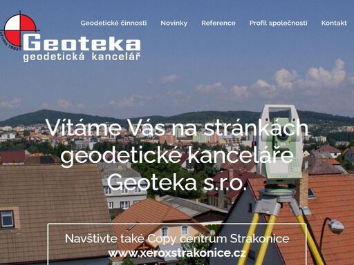 geoteka s.r.o. je geodetická kancelář zajišťující komplexní služby v inženýrské geodezii a katastru nemovitostí.