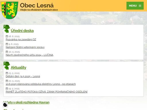 obec lesná leží 11km v jihozápadní části okresu tachov, kraj plzeňský v nadmořské výšce 643 m na pomezí bývalého hraničního pásma u hranic s německým bavorskem.