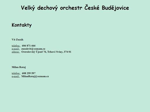velký dechový orchestr české budějovice