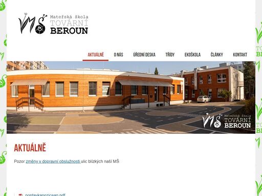 aktuální informace ze školy