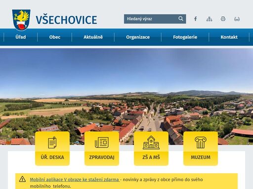 oficiální stránky obce všechovice