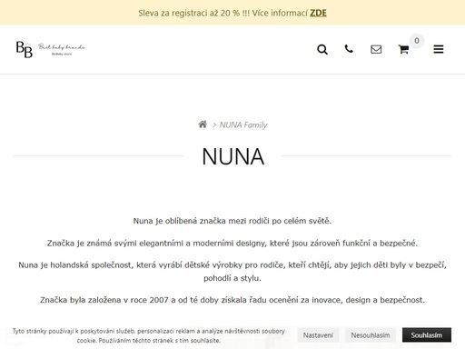 nuna.cz - specializovaný obchod zn. nuna pro čr a sr. zaregistrujte se a nakupujte kvalitní a chytré holandské výrobky pro vaše děti na nejlepší ceny!
