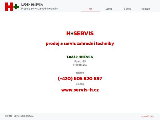 autorizovaný servis malé zahradní a zemědělské techniky.