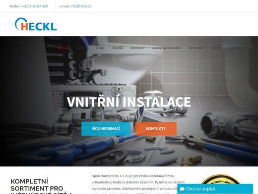 vývoj, výroba a distribuce produktů pro inženýrské sítě, výstavbu vodovodů, kanalizací a plynovodů. vnitřní instalace, obklady a dlažby. koupelnová studia po celé čr.