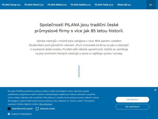 výroba, prodej a servis řezných nástrojů na dřevo a kov: sk pilové kotouče, pilové pásy, pilové listy (katry), průmyslové nože a ruční nářadí.