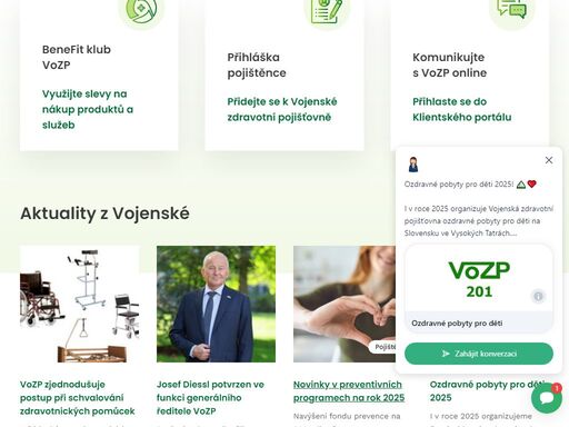 vojenská zdravotní pojišťovna se stará o zdraví 700 000 pojištěnců. poskytuje příspěvky pro zdraví celé rodiny až 10 000 kč a řadu dalších výhod a slev.