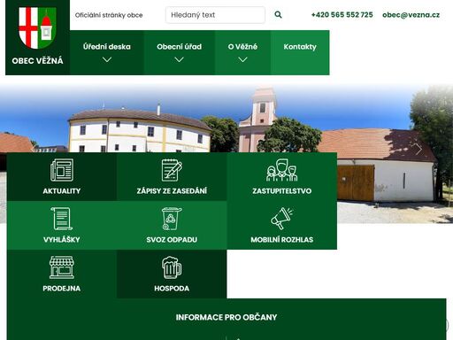 oficiální webové stránky obce věžná. obec věžná se nachází v kraji vysočina v okrese pelhřimov, nedaleko známého hradu kámen. k obci patří i místní část brná.