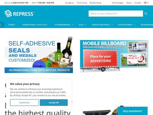 printed materials a-z ? large format printing and billboards ? binding of books and chronicles (incl. repairs) ? wine labels, seals, stamps ? and much more.