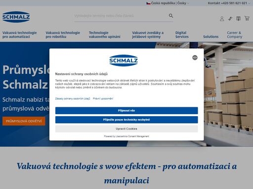 společnost schmalz je jedním z předních světových dodavatelů vakuové techniky. efektivní řešení pro automatizaci, manipulaci a upínací techniku. více!