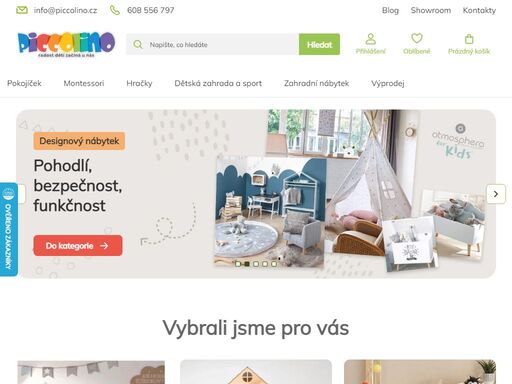 o nás. v piccolino.cz věříme, že dětský svět by měl být plný radosti, kreativity a objevování. specializujeme se na kvalitní a bezpečné produkty pro děti všech věkových kategorií, které podporují jejich fyzický i duševní rozvoj.
nabízíme široký sortiment dětského nábytku, hraček, her a vybavení pro venkovní aktivity,…