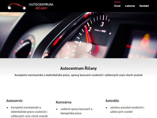 kompletní mechanické a elektrikářské práce osobních i užitkových vozů všech značek, pneuservis.