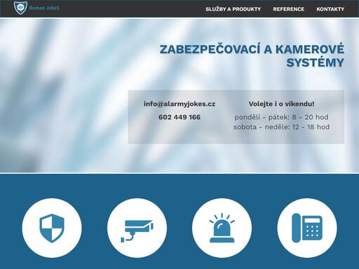 alarmy jokeš - firmy nabízející systémy pro vaši ochranu - kamerové systémy, požární signalizace, zabezpečovací systemy.