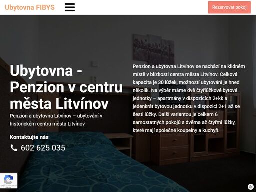 celková kapacita je 30 lůžek ve 3 bytových jednotkách (2+1 a 2 2+kk ), které mají vlastní koupelnu a kuchyň a v 6 pokojích, které disponují 2 až 4 lůžky. koupelny a kuchyně jsou společné.