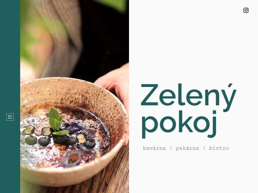 zelený pokoj je kavárna, pekárna a bistro v jednom. je to místo, kde si můžete dopřát výběrovou kávu, každodenní brunch nebo croissanty a další sladkosti z naší pekárny.