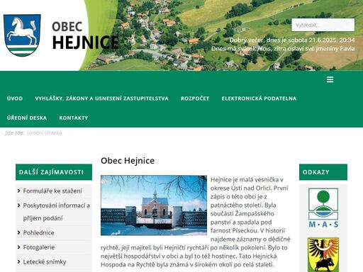 www.obechejnice.cz
