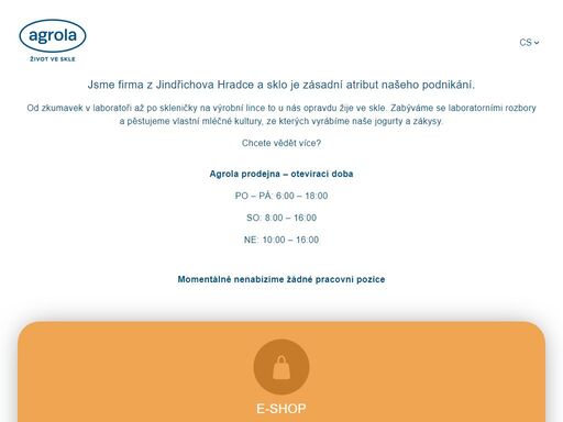 jsme firma z jindřichova hradce. zabýváme se laboratorními rozbory a pěstujeme vlastní mléčné kultury, ze kterých vyrábíme naše jogurty a zákysy.