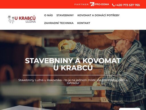 stavebniny lužná u rakovníka - to je na jednom místě vše pro stavbu, dům a zahradu!