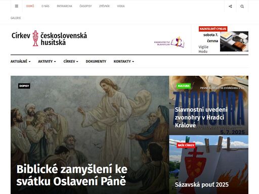 třetí největší křesťanská církev v české republice, oficiální stránky ústřední rady v praze