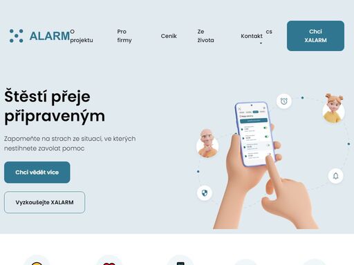 jsme bezpečnostní mobilní aplikace, která denně zachraňuje životy. zapomeňte na strach ze situací, ve kterých nestihnete zavolat pomoc.