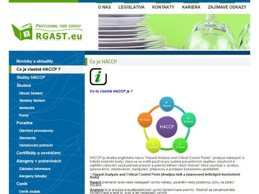 zavádění haccp, profolio