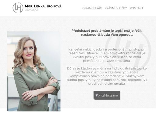 advokátní kancelář lenka hronová v jihlavě.