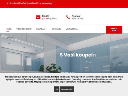 vodo topo plyn - jurášek vzniklo v roce 1992 jako malá firma, která se postupem času stala jednou z vyhledávaných instalatérských firem.