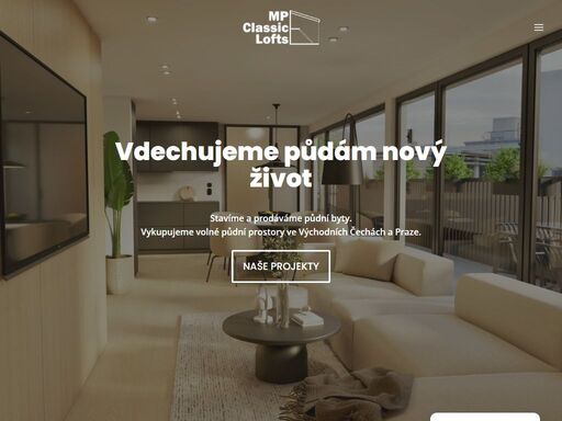 mp classic lofts s.r.o. se specializuje na výstavbu půdních bytů v praze, královéhradeckém, pardubickém a středočeském kraji. vykupujeme půdy a měníme je na moderní bydlení.