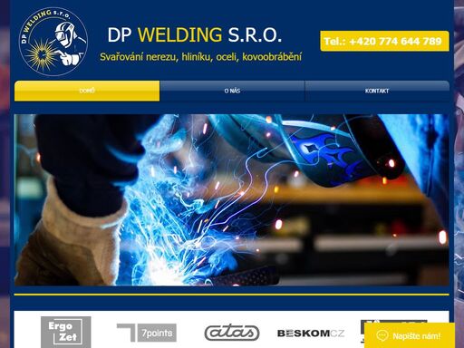 naše společnost dp welding, s.r.o. se zabývá  kovoobráběním, svařováním nerezy, hliníku a oceli metodami tig a mma a pájením mědi