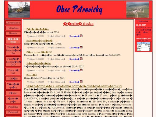 obec petrovičky, fotky, videa, kontakty, ale i mnoho dalších užitečných informací