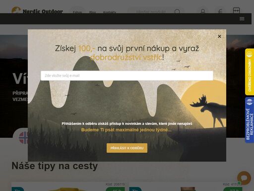 sháníte oblečení či vybavení na cesty? u nás najdete vše od kšiltovky přes outdoor batohy, obuv, jídlo pro vaření v přírodě, spaní v přírodě nebo vybavení pro myslivce a myslivecké oblečení.