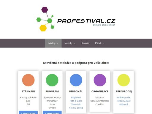 stánkaři, brigádníci, sportovní zážitky i workshopy. vše co potřebujete pro festival. pomáháme s organizací.
