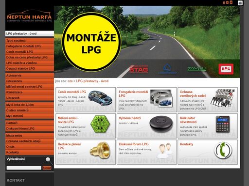 provádíme lpg přestavby, lpg servis, autoservis a měření emisí., lpg přestavby, lpg montáže, lpg servis, autoservis, čerpací stanice lpg.