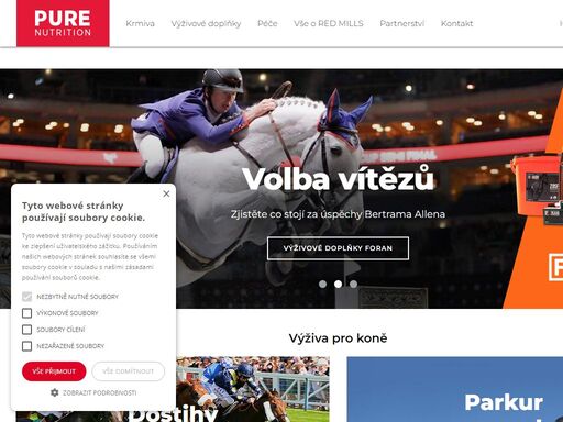 zjistěte proč jsou krmiva red mills již 100 let první volbou předních trenérů a;majitelů koní. co;je to čistá výživa a;jak vám pomůže dostat ze svého koně maximum.